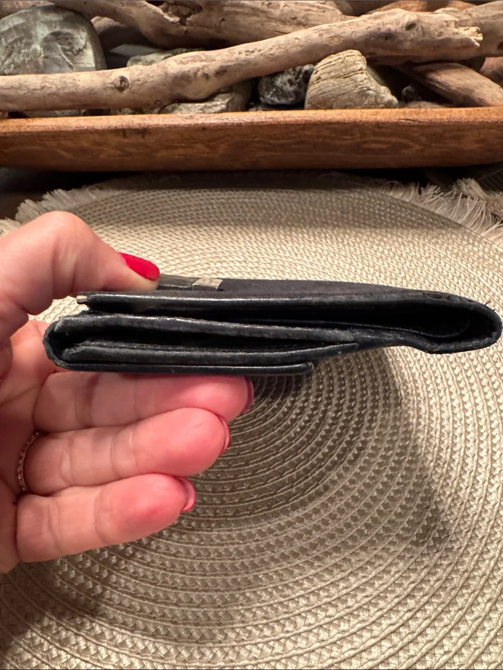 Gucci Men’s Black GG Canvas Bifold Wallet
